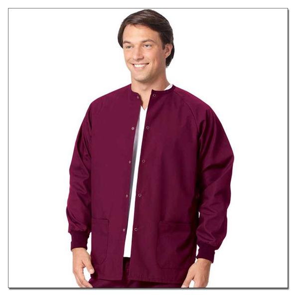 Fashion Seal Jacket Warm-Up 65% Polyester / 35% Cotton Unsx Burg 3XL 2Pckt Ea