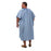 Fashion Seal Gown Patient Poly/Ctn Unsx DmndInThRgh Sm 50" Bck Ovrlp Adlt Ea