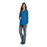Landau Uniforms  Jacket Warm-Up 65% Polyester / 35% Cotton W RylBlu XS 4Pckt Ea