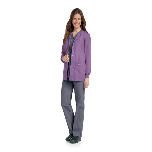 Landau Uniforms  Jacket Warm-Up 65% Polyester / 35% Cotton Womens Wstr XS 4Pckt Ea