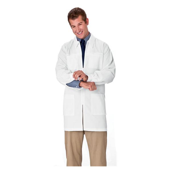 META By White Swan Lab Coat Dental Poly/Ctn META Unsx Wht XL 36" Ea