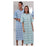 Fashion Seal Gown Patient Poly/Ctn Lg 45" Unsx Blu VIP Ang Bck Adlt Ea