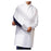 Landau Uniforms  Lab Coat Barrier 99% Polyester / 1% Carbon Unisex White Md 41" Ea