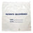 Dukal oration Bag Patient Belongings White 20x20" Plastic 250/Ca