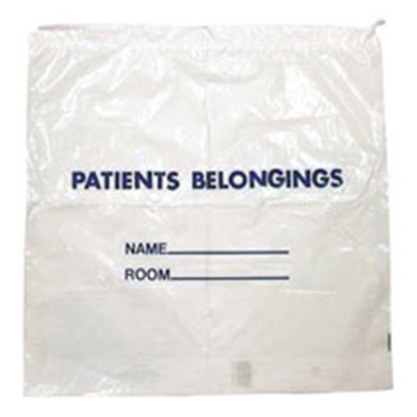 Dukal oration Bag Patient Belongings White 20x20" Plastic 250/Ca