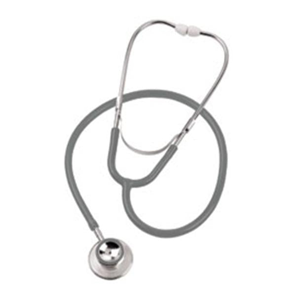 DMS Holdings Stethoscope Clinician Spectrum Gray Adult 22" Ea