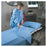 O & M Halyard Sheet Exam Large 30 in x 72 in Blue 80/CA