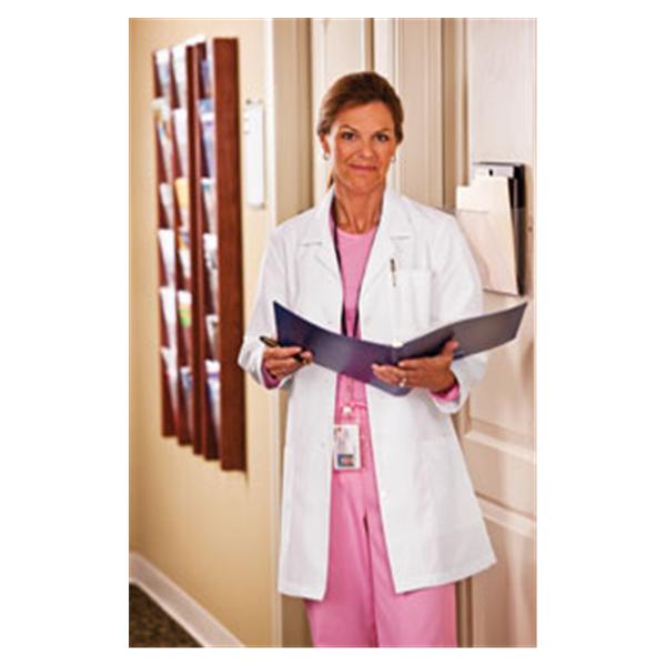 White Swan Uniform Lab Coat Poly/Ctn META Fundamentals W Wht 5XL 33" Ea