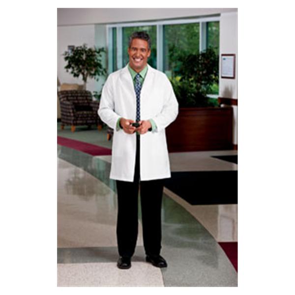 White Swan Uniform Lab Coat Poly/Ctn META Fundamentals M Wht XL 38" Ea