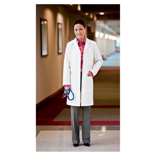 White Swan Uniform Lab Coat Poly/Ctn META Fundamentals W Wht XL 37" Ea