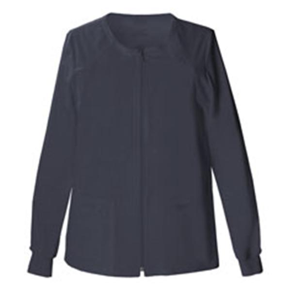Cherokee Workwear Jacket Warm-Up Poly/Ctn/Spndx W Pwtr 3XL 4Pckt Ea