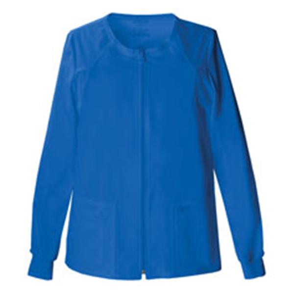 Cherokee Workwear Jacket Warm-Up Poly/Ctn/Spndx W RylBlu 2XL 4Pckt Ea
