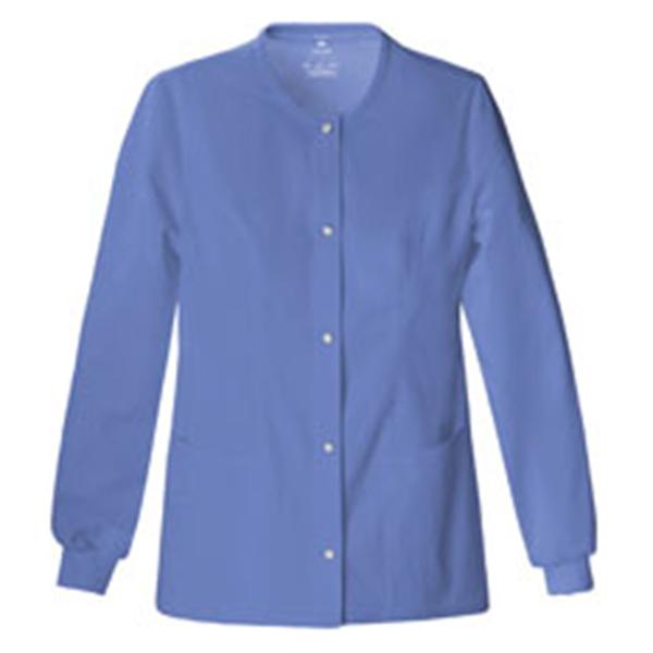 Luxe Jacket Warm-Up Poly/Ryn/Spndx Luxe W Ceil XS 27.5" 3Pkt Ea (1330-CELV-XS)