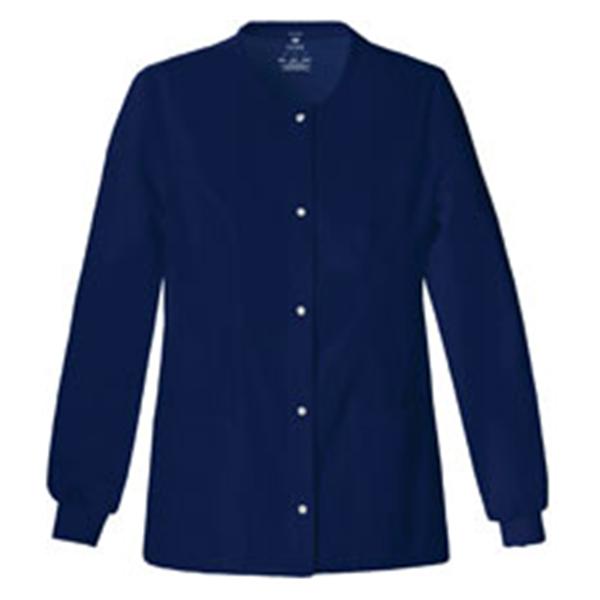 Luxe Jacket Warm-Up Poly/Ryn/Spndx Luxe W Nvy 3XL 27.5" 3Pkt Ea