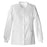 Luxe Jacket Warm-Up Poly/Ryn/Spndx Luxe W Wht Md 27.5" 3Pkt Ea