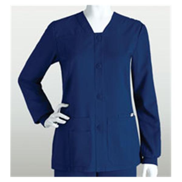 Grey's Anatomy (TM) Jacket Warm-Up 77% Polyester / 23% Rayon Womens Indg Lg 4Pckt Ea