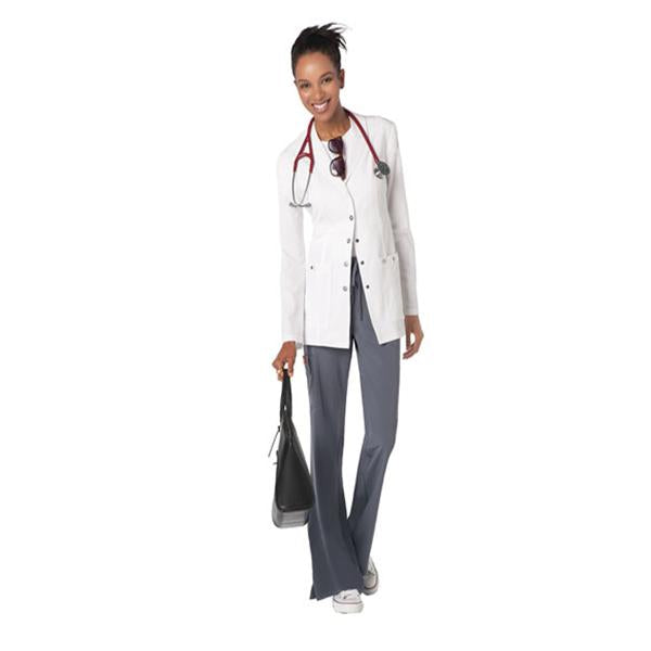 Dickies Lab Coat 75% Polyester / 21% Rayon / 4% Spandex Womens Wht XS Ea