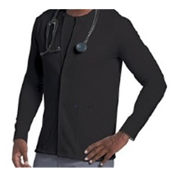 Landau Uniforms  Jacket Warm-Up Cotton / Polyester / Fleece Unsx Nvy 3XL 2Pckt Ea