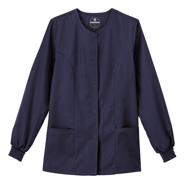 White Swan Uniform Jacket Warm-Up Poly/Ctn Nvy Sm 28" 2Pckt Ea