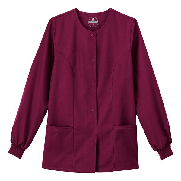 White Swan Uniform Jacket Warm-Up Poly/Ctn W Wn 2XL 28" 2Pckt Ea