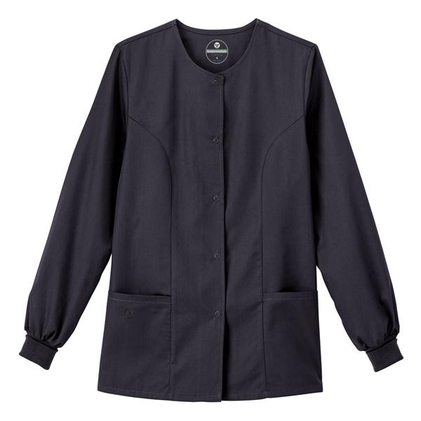 White Swan Uniform Jacket Warm-Up Poly/Ctn W Chrcl Sm 28" 2Pckt Ea