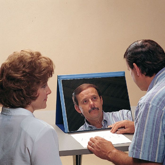 Patterson Medical Speech-Teach Portable Mirror
