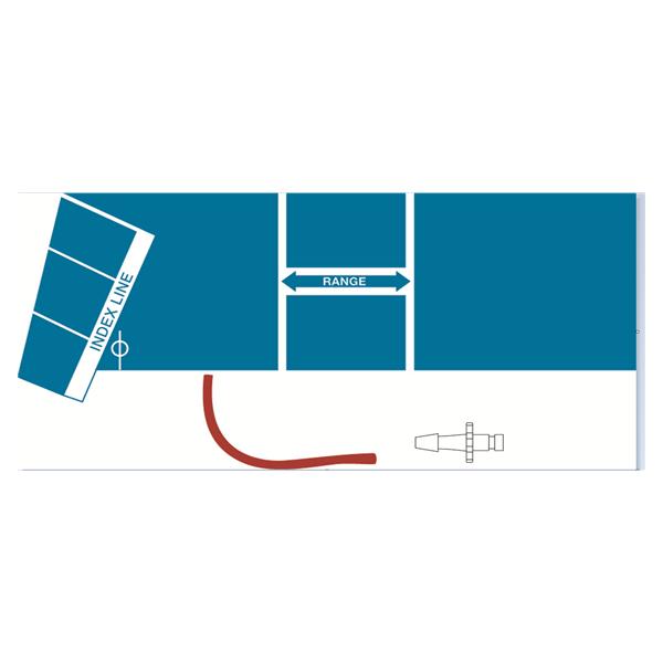 W A Baum  Cuff & Inflation Bag BP V-Lok 25-35 Adlt M Rcts Cnctr Std Ea
