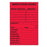 TimeMed a Div of PDC Label Fluorescent Red 3x2" Rl