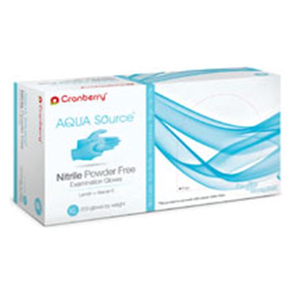 Pro2 Solutions Gloves Exam Aqua Source PF Nitrile Latex-Free Sm Aqua 200/Bx, 10 BX/CA (CR3446)