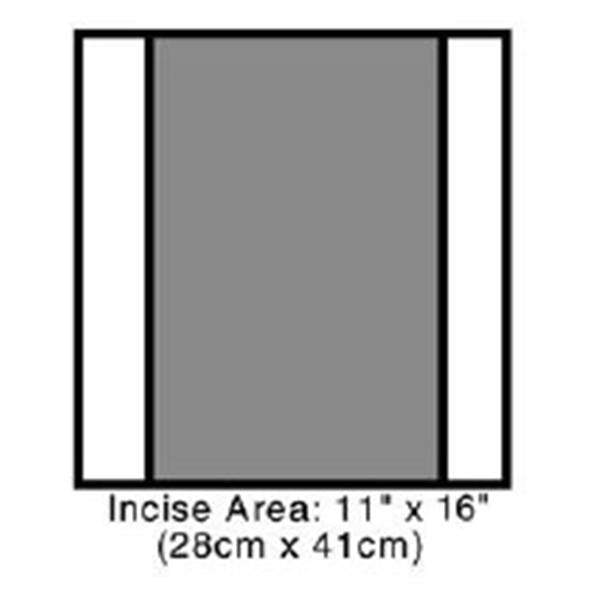 3M Medical Products Drape Surgical Steri-Drape Fenestrated 38cm x 41cm Clr Strl 40/Ca