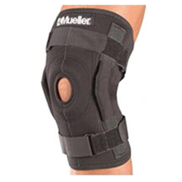Mueller Sports Medicine Brace Wraparound Knee Neoprene Black Size X-Large Ea