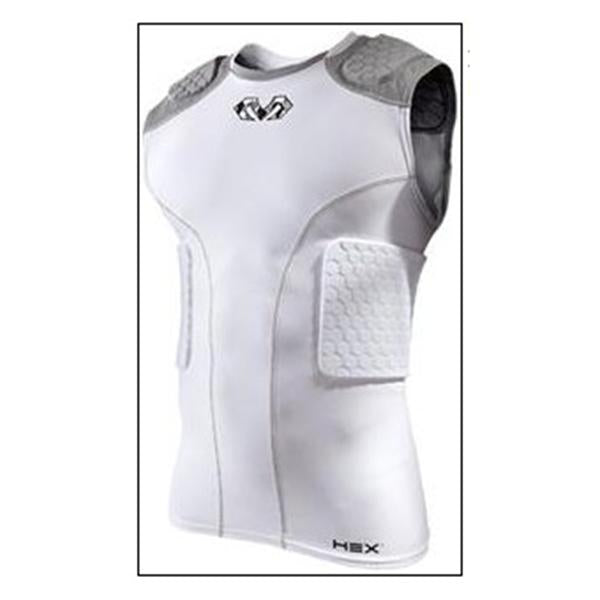 McDavid  Shirt Athletic Hex White/Gray Size Small Ea