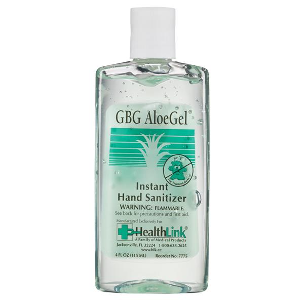 Healthlink Hand Sanitizer Antimicrobial Gel GBG AloeGel 4 oz Ea, 24 EA/CA (7775)