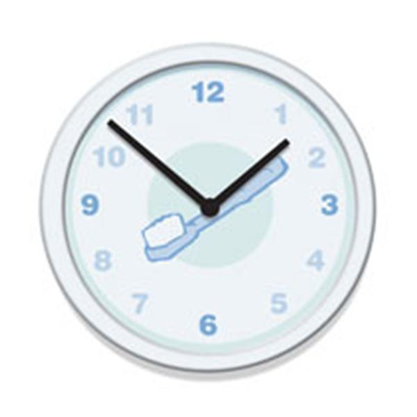 Office Supplies & Practice Mkt Clock With Toothbrush Ea