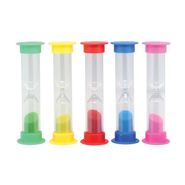 Office Supplies & Practice Mkt 2 Minutes Brushing Timer 3.5 in Assorted Colors 50/Pk