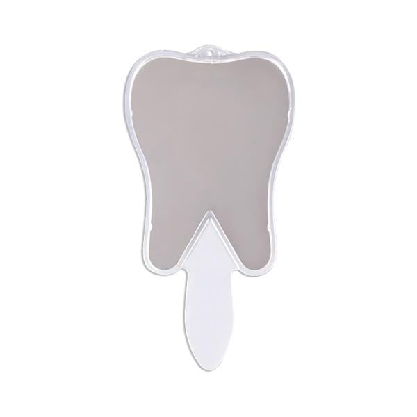 Office Supplies & Practice Mkt Hand Mirror Plain Acrylic 10 in Tooth Shaped Ea
