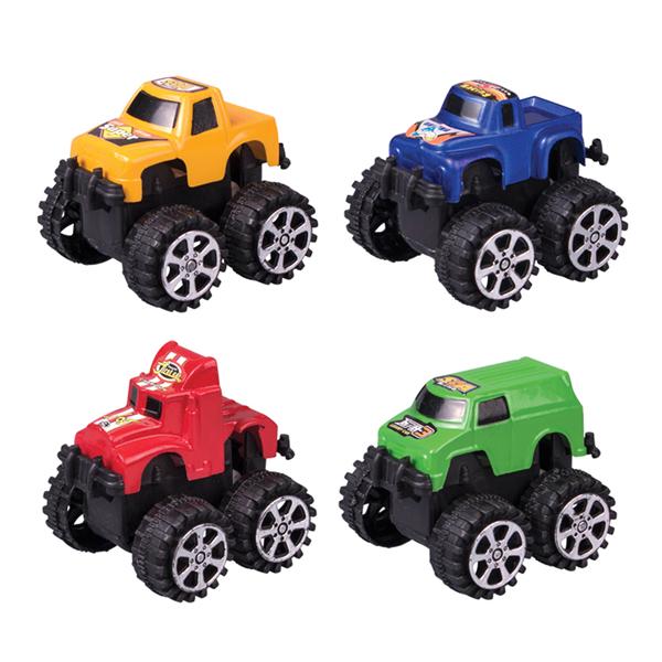 Office Supplies & Practice Mkt Toy Monster Trucks Assorted Colors Plastic 36/Bg