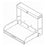 Datum Filing Systems Locking Narcotic Wall Desk w/ Lmnte 19x13 Ea Ea