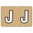 IFS Filing Systems  Sycom Compatible "J" Label ET1.5"x1" 225/Pk