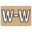 IFS Filing Systems  Sycom Compatible "W" Label ET1.5"x1" 225/Pk