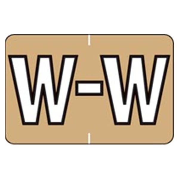 IFS Filing Systems  Sycom Compatible "W" Label ET1.5"x1" 225/Pk