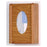 Wooden Mallet Glove Wall Rack 1-Pocket Wood Oval Medium Oak Ea