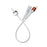 Medline Industries  Catheter Foley 10Fr 30cc Firm Tip 100% Silicone 2-Way 10/Ca