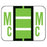 Smead Mfg Tab "MC" End Tab Labels1.25"x1" 500/Rl