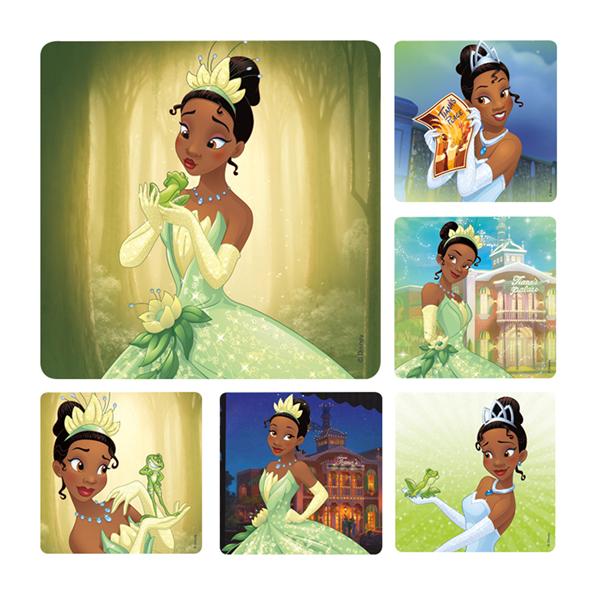 Office Supplies & Practice Mkt Stickers 2.5 in x 2.5 in Princess & the Frog Assorted 100/Rl