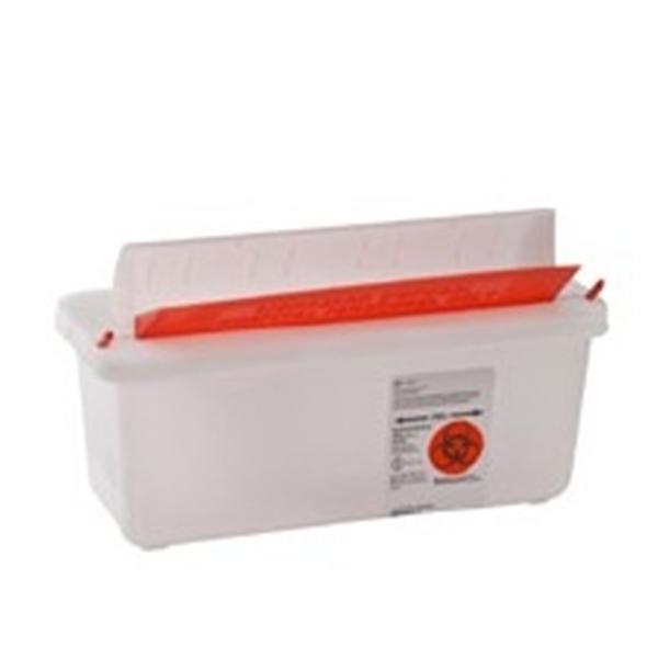 Cardinal Health Container Sharps 2qt Polypropylene Horizontal Drop Cle ...