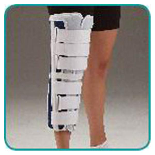Deroyal Industries  Immobilizer Deluxe Adult Knee Canvas White/Blue Universal Ea (1240917)