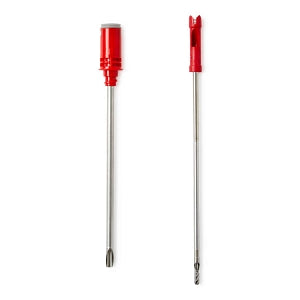Medline ReNewal Reprocessed Stryker Bits, Burrs & Blades - 375-941-000 @FRML BARREL BUR, 6-FLT (RED - 375941000R