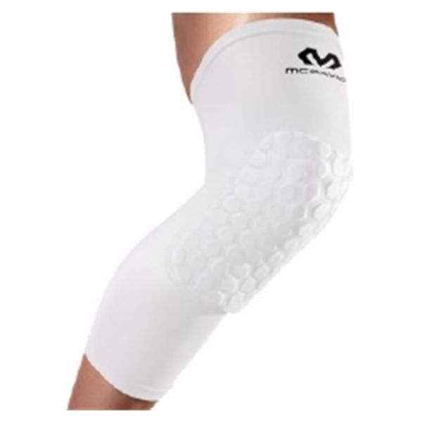 Shock Doctor  Sleeve Performance Extended Length Leg Hexpad White Sz Md 1/Pr