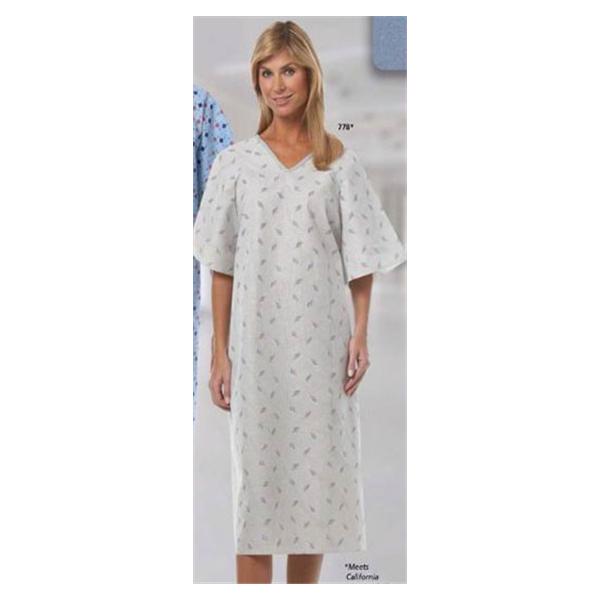 Fashion Seal Gown Patient Poly/Ctn Lg 45" Unsx Mtchstcks Ang Bck Adlt Ea